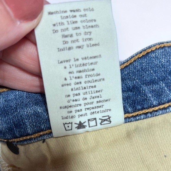 Rag & Bone Dre Boyfriend Jeans in June Wash 25 - Picture 9 of 14